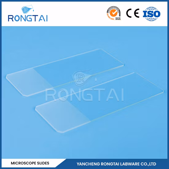 Rongtai Chemical Laboratory Equipment Factory Botanical Microscope Slides China 7101 7102 7105 7107 7109 Quartz Microscope Slides