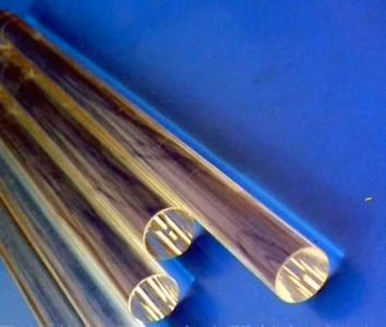 Высокая степень пропускания, особая чистота, индивидуальный размер, прозрачный стержень из плавленого кварцевого стекла для оптической промышленности